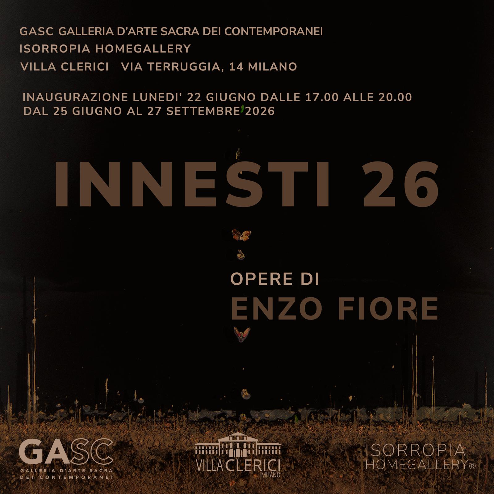 INNESTI 26 Enzo Fiore GASC Galleria Arte Sacra Contemporanei Milano